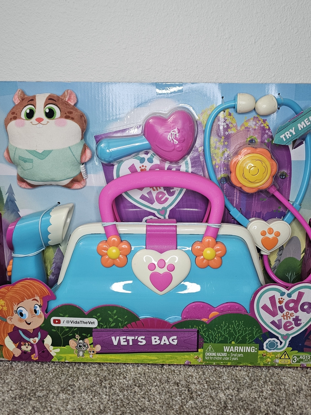 Disney Vet's Bag Playset - Turquoise and Pink